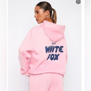 White Fox - Offstage Hoodie Posy Pink Size L/XL